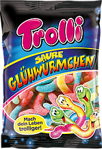 Желейные конфеты Trolli Saure Glühwürmchen, 200 гр